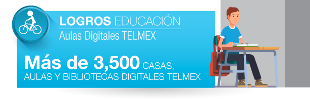 Logros Educación Aulas Digitales TELMEX